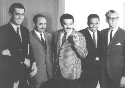 Con Gabriel García Márquez y amigos