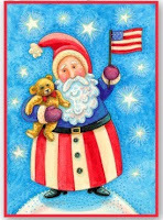 christmas_card_american_santa_claus_with_flag
