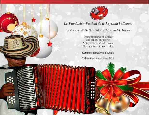 Tarjeta de Navidad FFLV  Diciembre 2012
