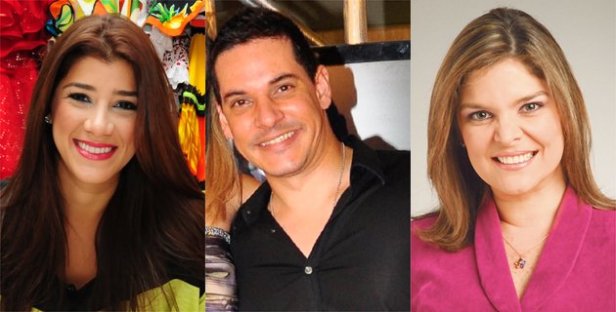 Andrea Jaramillo Char, Guillermo Escalante y Rosa María Corcho.