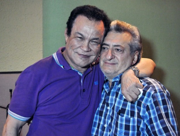 Alfredo Gutiérrez y Jorge Oñate en grabación 3.-