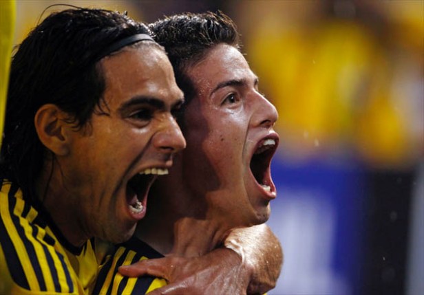 James Rodriguez, Radamel Falcao Garcia