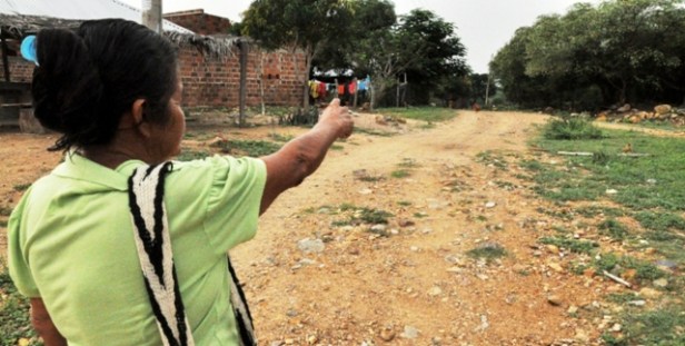 Por este lugar ingresaron los subversivos con sus secuestrados. Foto Edgar de la Hoz.