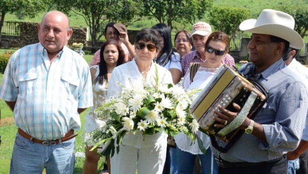 Fredis Montero en el homenaje a 'Colacho' Mendoza, en el décimo aniversario de su muerte.