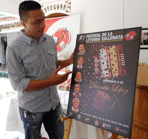 Ganador convocatoria afiche 47 Festival de la Leyenda Vallenata