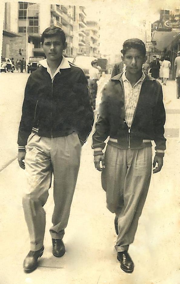 Alvaro Becerra y Rafael Cotes, 1963, Medellin