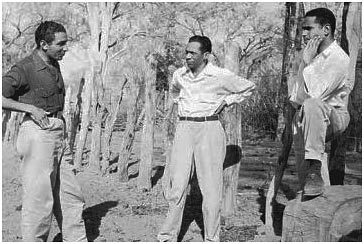 Rafael Escalona, Juan Muñoz y Manuel Zapata.