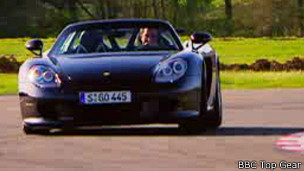 El Porsche Carrera GT fue en su momento el auto más rápido en el circuito de Top Gear.