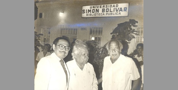 inauguracion_bilbioteca_usb_dr_jch_y_los_poetas_nicolas_guillen_y_jorge_artel-_abril_7_de_1984