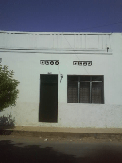 Aspecto parcial de la residencia de Don Pedro Rafael López Gutiérrez, donde nacieron los Hermanos López.