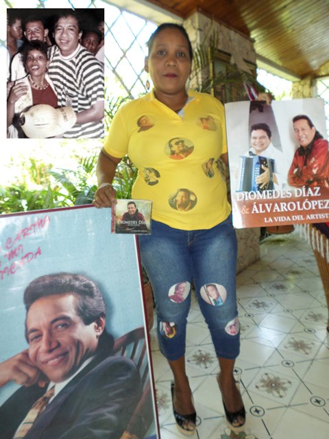 Eneida Cuadros Solis, seguidora de Diomedes. Foto JRV