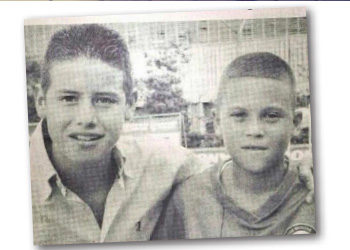Con Juan Fernando Quintero, su compañero de Selección, cuando empezaban en las inferiores del Envigado.