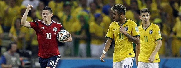 Brazil Soccer WCup Brazil Colombia