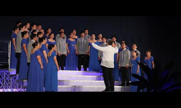 La coral filipina Ateneo Chambers Singers