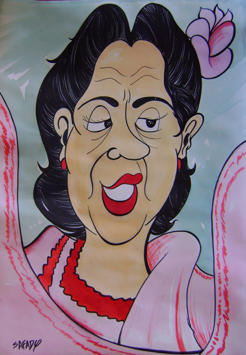 Homenaje de Safady a 'La Cacica' Consuelo Araujonoguera