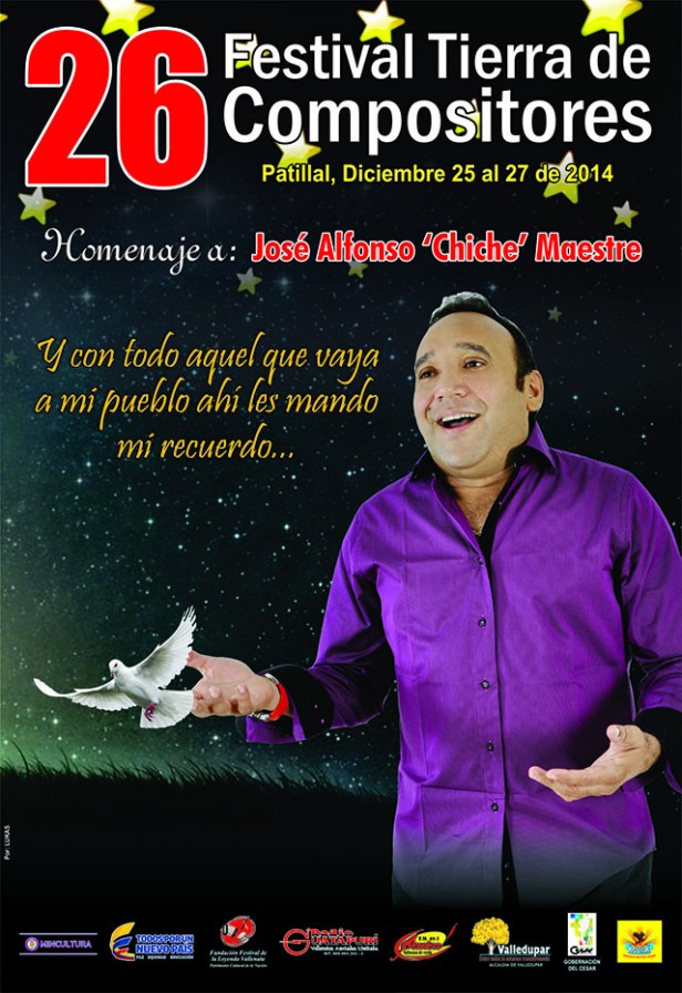 Afiche Promocional 26 Festival Tierra de Compositores 2014
