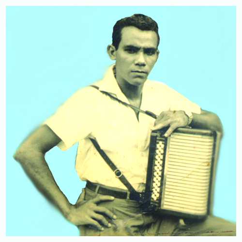 Nicolás Elías Mendoza Daza †  "Colacho Mendoza" a la edad de 20 años.