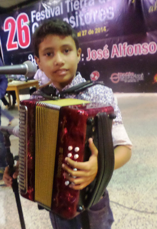 Sergio Luis Moreno Fragoso, Rey Acordeón Infantil. Festival de Patillal.