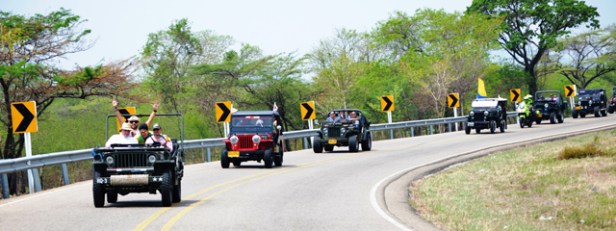 Caravana de Jeep Willys Parranderos 2014.- FFLV