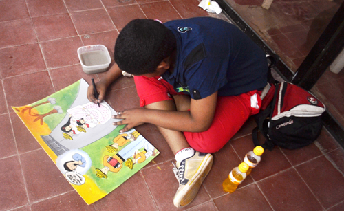 Concurso de Pintura Infantil Fundación FLV 2-. Foto Edgar de la Hoz