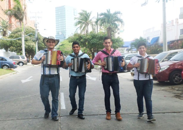 Nuevos Reyes Vallenatos en Barranquilla. Foto Juan Rincón Vanegas