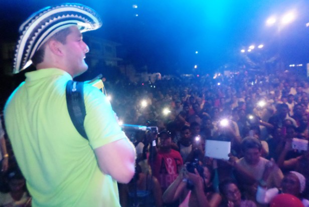 Presentación en su tierra del Rey Vallenato, Mauricio de Santis
