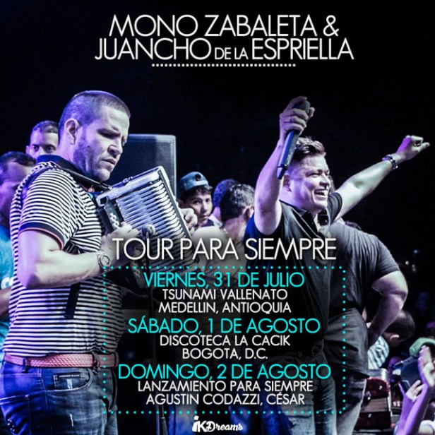 TOUR PARA SIEMPRE (3 BAILES)