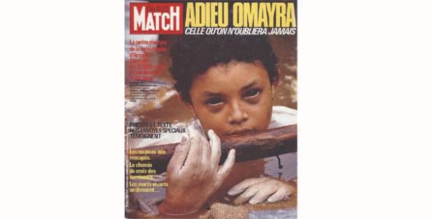 Une de Paris Match du 29 novembre 1985.