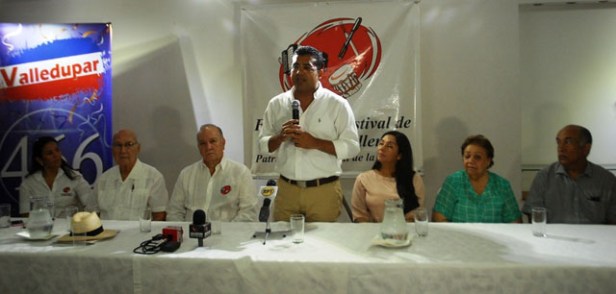 Rueda de prensa Cumpleaños de Valledupar.-