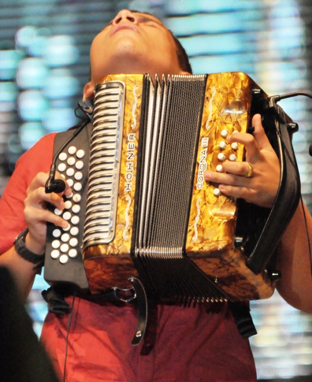 Acordeonero.- Foto Fundación FLV 2016