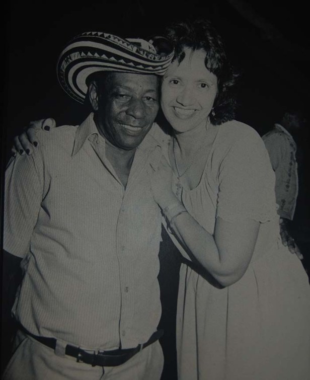 Alejo Durán y Consuelo Araujonoguera. Foto Fundación Festival de la Leyenda Vallenata