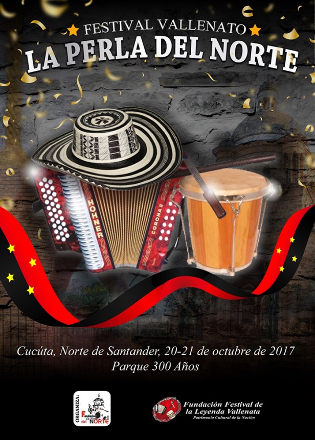 Afiche Festival Vallenato La Perla del Norte
