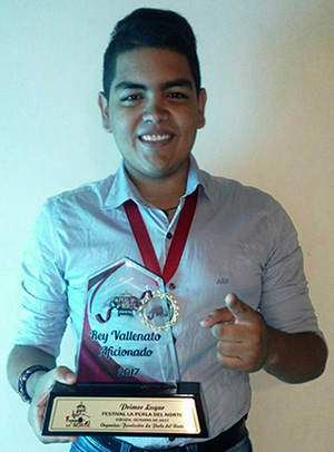 Jesús David Valderrama Mora, Rey Acordeón Aficionado - Cúcuta