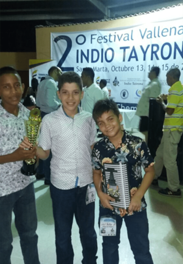 José Liberato, Ganador Acordeón Infantil.PNG