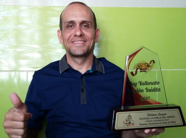 Octavio Daza Gámez, Rey de la Canción Inédita Vallenata - Cúcuta