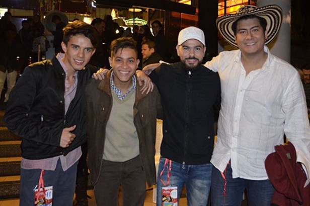Ganadores Caravana de Navidad, Ronald Torres, Javier Alvarez, Alfonso Monsalvo y Fernando Rangel