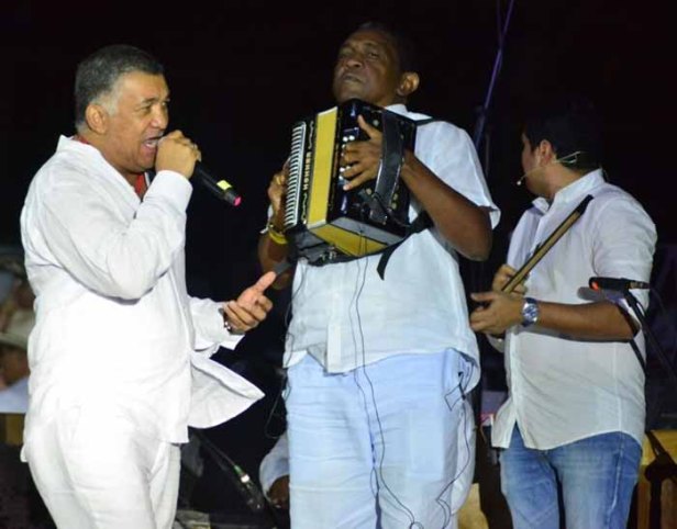 Rey de Reyes de la canción Inédita Ivo Luis Díaz y el Rey Vallenato Almes Granados, lanzamiento Festival Vallenato en Valledupar