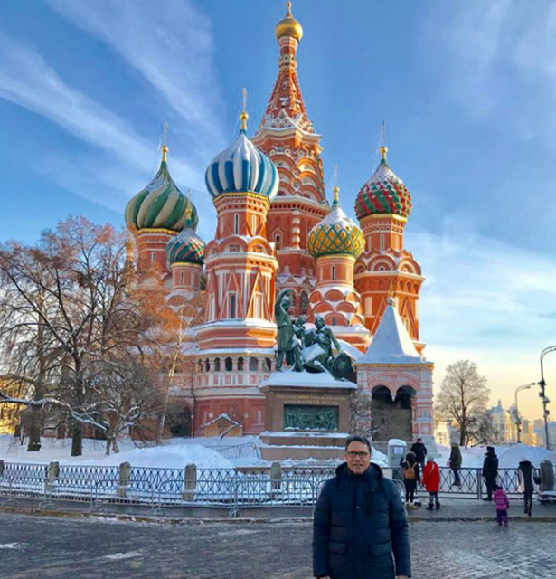 Rodolfo Molina Araújo, en Moscú